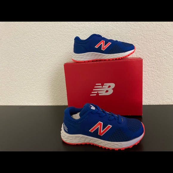NEW PAIR / NEW BALANCE SNEAKERS SHOES BOYS TODDLER SZ 7 SHOES BLUE GIFT IAARICR2 - Picture 9 of 11